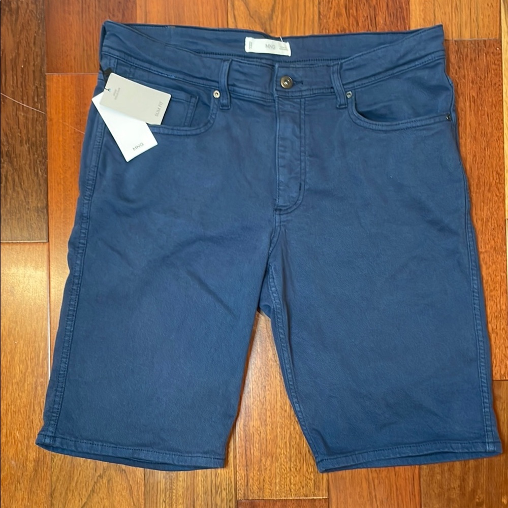 Mango Blue Jean Shorts Classic Summer Style